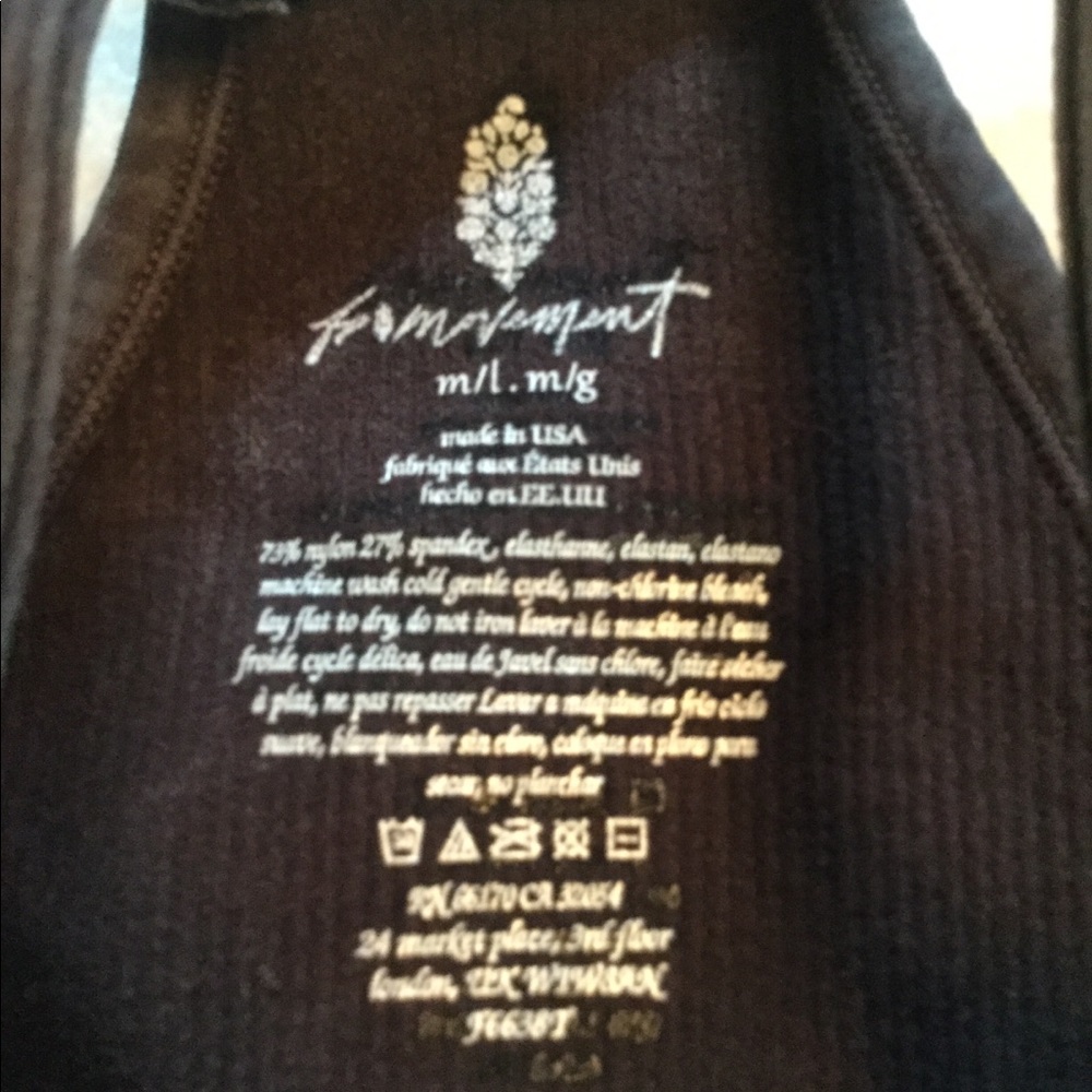 FP Movement Happiness Runs Crop NWOT** - Picture 6 of 14